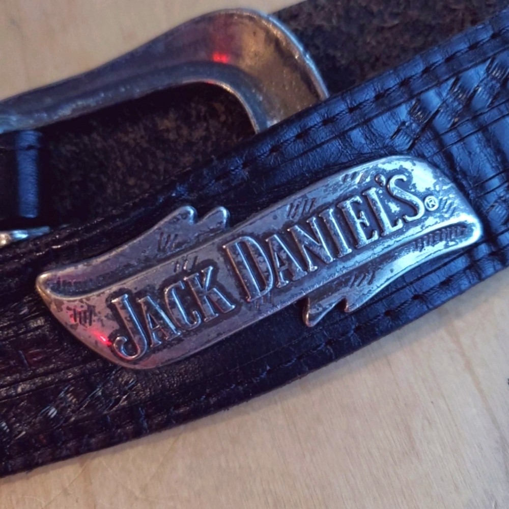 Vintage Jack Daniels Leather Belt